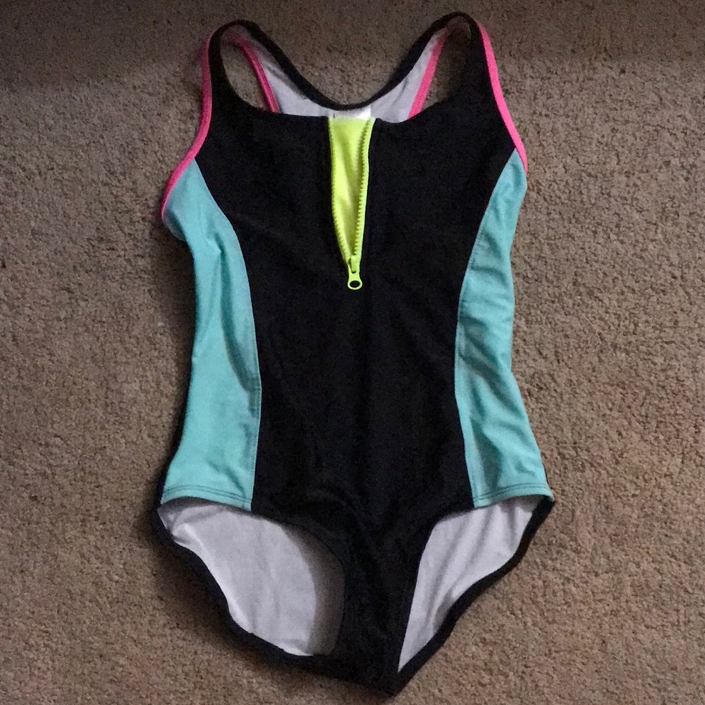 Girls Xhilaration Neon Swimsuit